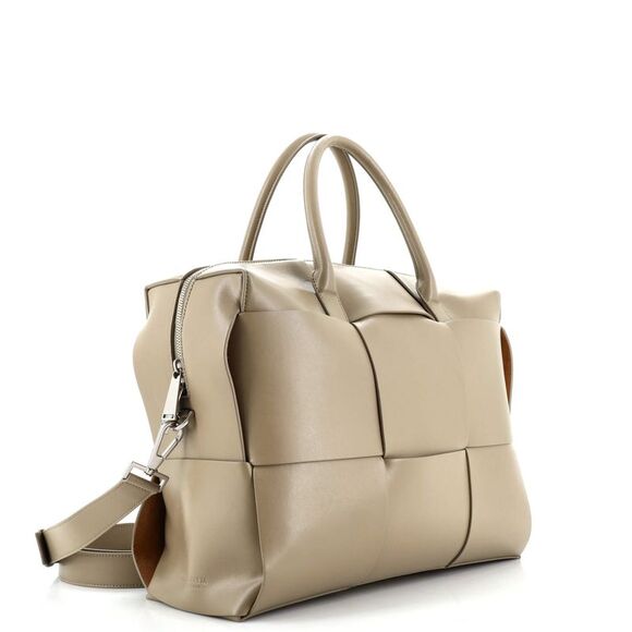 Bottega Veneta Arco Satchel Maxi Intrecciato Leather Large Neutral - Picture 2 of 7